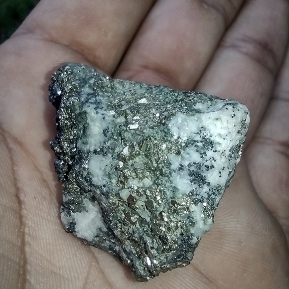Natural Sphalerite, Pyrite, Quartz 45g Chunk - Picture 4 of 6